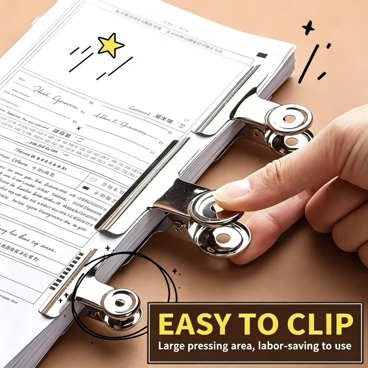 Small Bulldog Clips, 144 Pack, 0.87 Inch, Silver, 22 mm, Food Chip Clip, Binder Clips, Fold Clamps