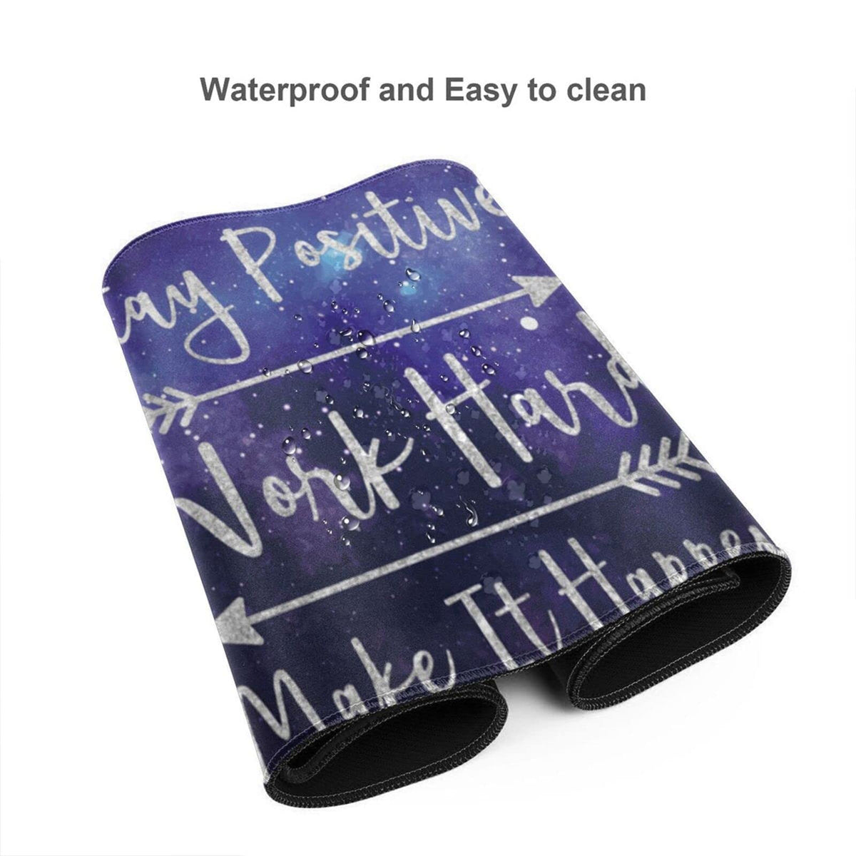 Desk Mat,Inspirational Quotes Gaming Mouse Pad,XXL Mouse Pad Mat for Office,Computer,Keyboard with