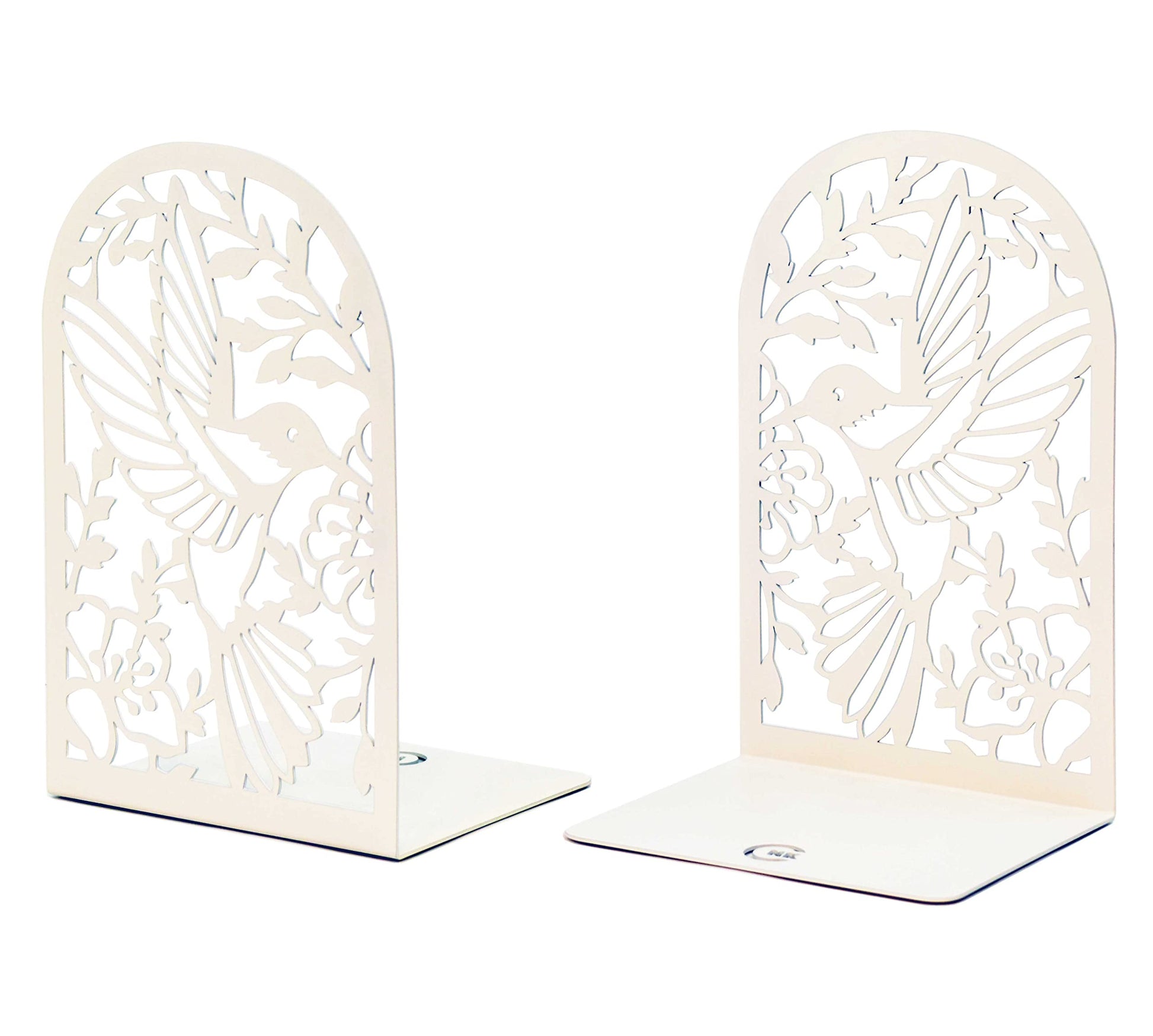 CNK Premium BookEnds - Metal Book Stoppers for Home Office, Book Shelf Holder, Decorative