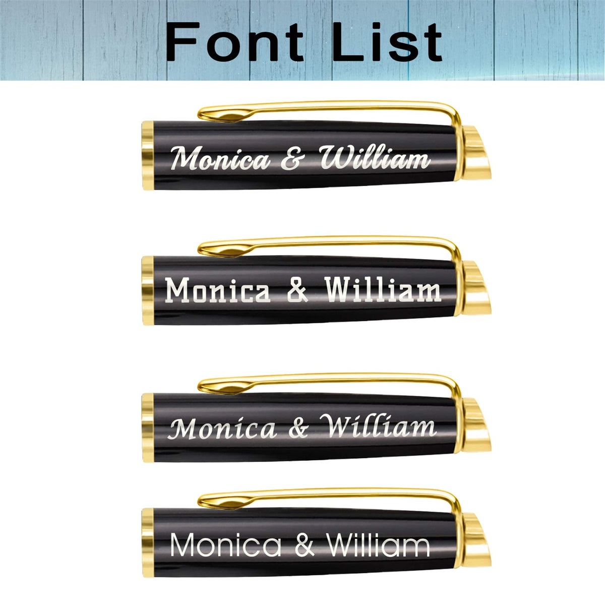 ABIsedrin Personalized Pens, Engraved Pen for Men, Custom Gel Ink Rollerball Pens，writing pen Gift