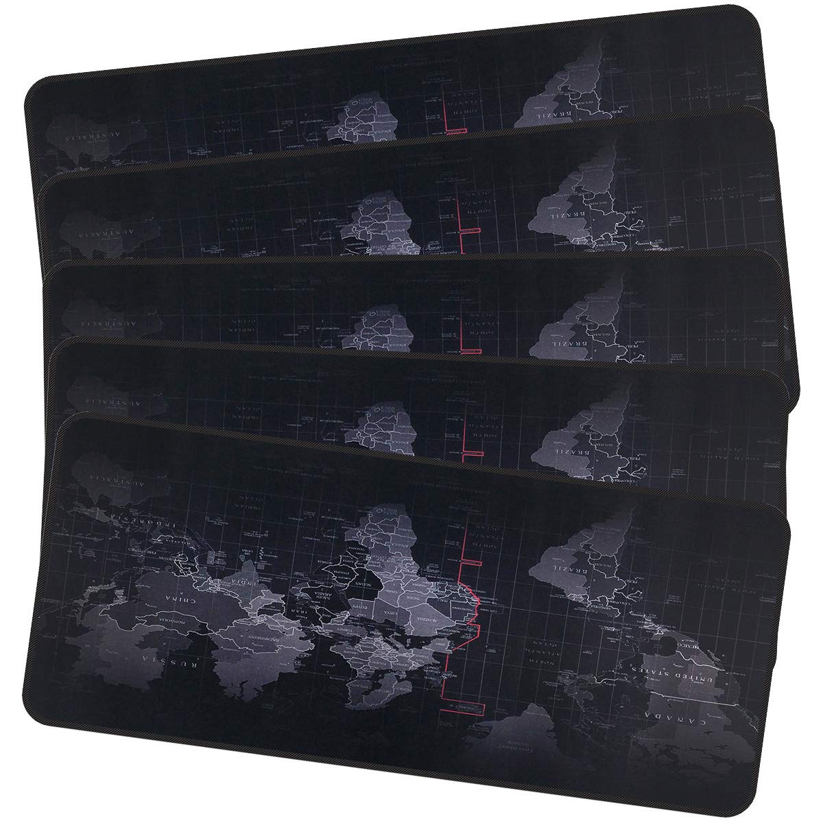 Qisan Large Gaming Mouse Pad Extended Size Mousepad for Computer Desktop PC Laptop