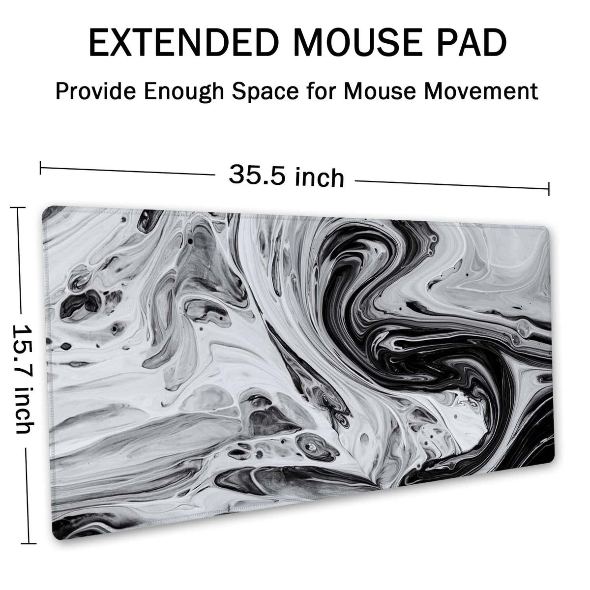 SSOIU Extended Gaming Mouse Pad XXL ArtSo Large Keyboard Mat Long Mousepad Desk Decor Writing Pad