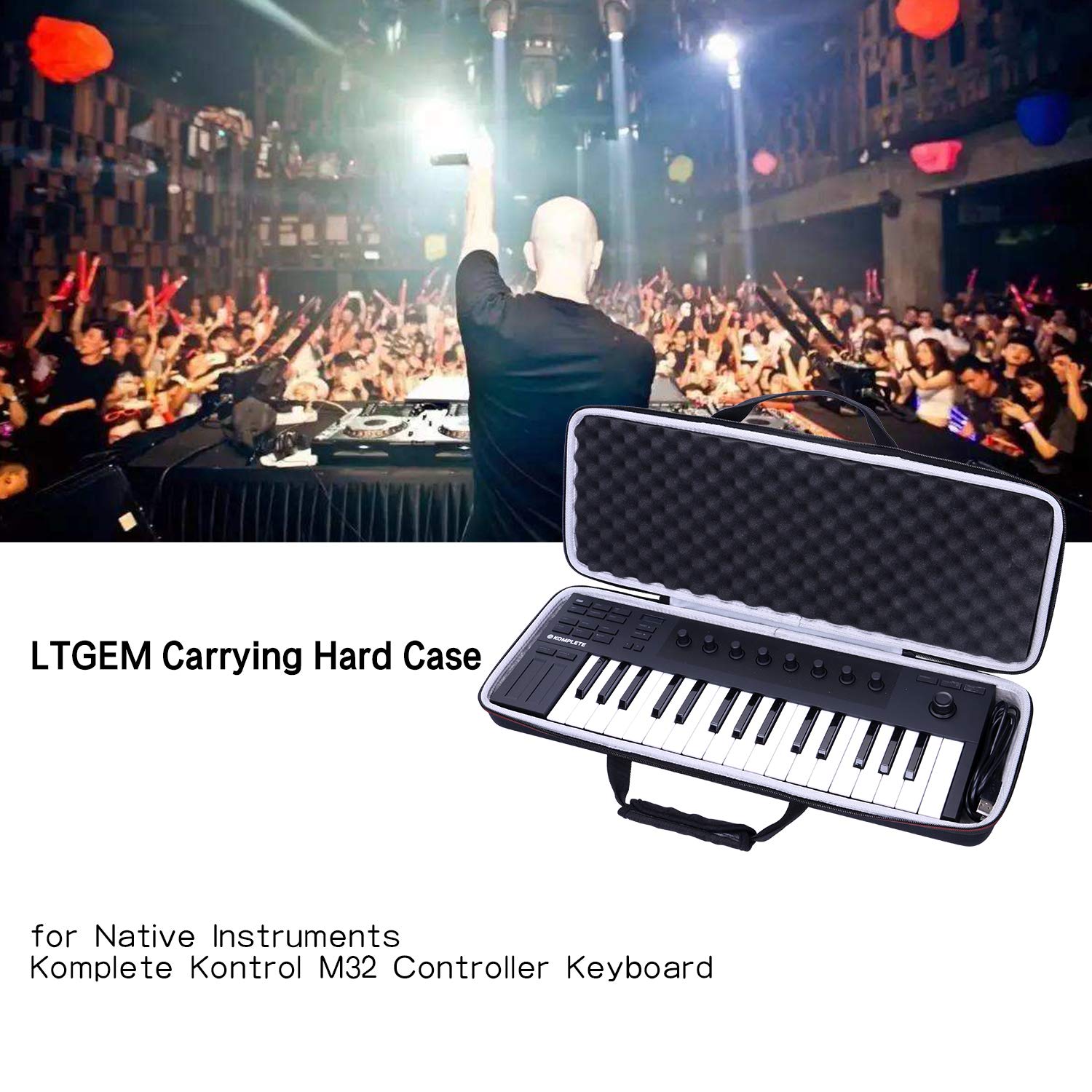 Hard Case for Native Instruments Komplete Kontrol M32 Controller Keyboard