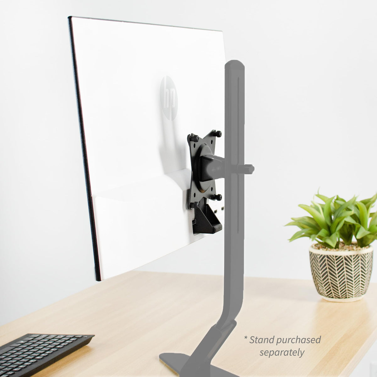 VIVO Steel Quick Attach VESA Adapter Plate Bracket, MOUNT-HP27ER