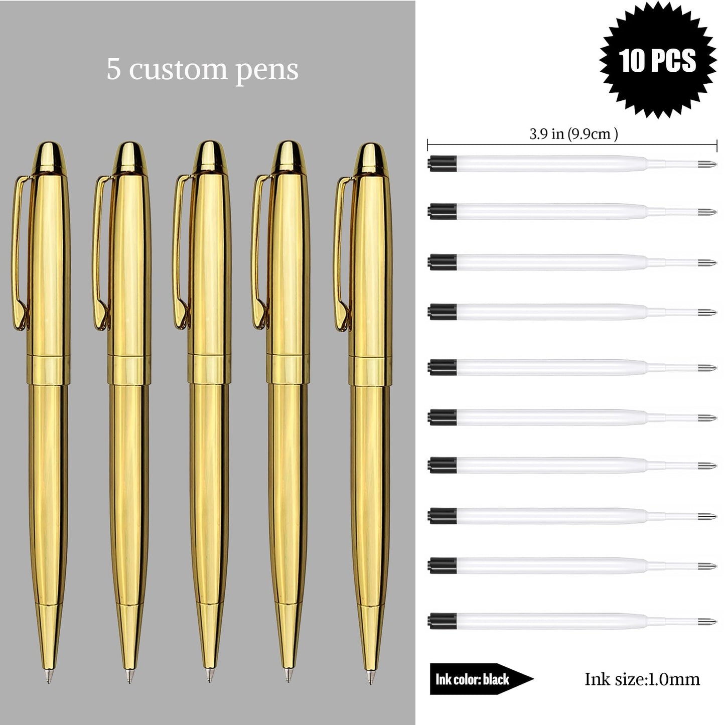 Personalized Ballpoint Pens - Gift Pens Engraved with Your Name on the pens