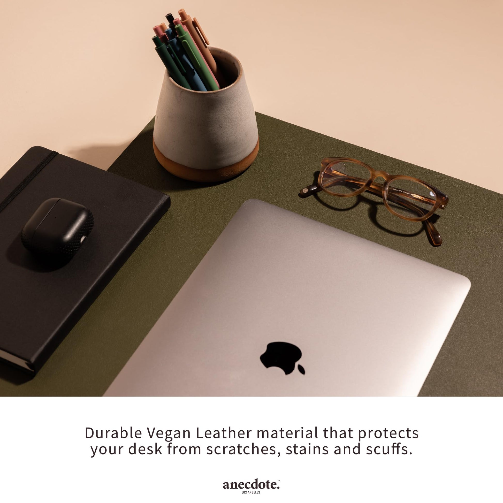 Anecdote Office Desk Pad Mat, Large Keyboard & Mouse Pad, Home Desk Blotter