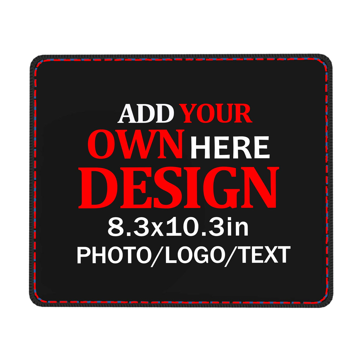 Custom Mouse Pad Personalized Add Your Own Photo Picture Text Mouse Mat with Anti-Slip Rubber Base