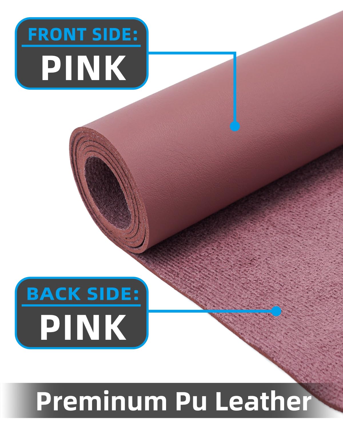 Leather Desk Pad Protector, Large Desk Mat, Mouse Pad, Non-Slip PU Leather Desk Blotter,Desk Cover