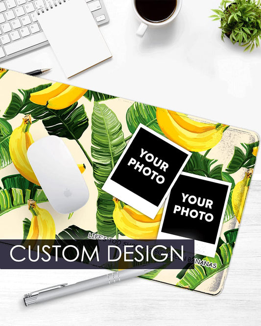 COLORCOMMALL Personalized Mouse Pad – Gaming 11.8 x 31.5 inch Non-Slip Large Size Rubber Base