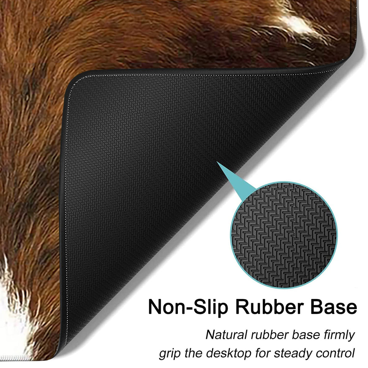 Large Mouse Pad, Extended Office Desk Pad 31.5x11.8in, Ergonomic Memory Foam Mouse Wrist Rest