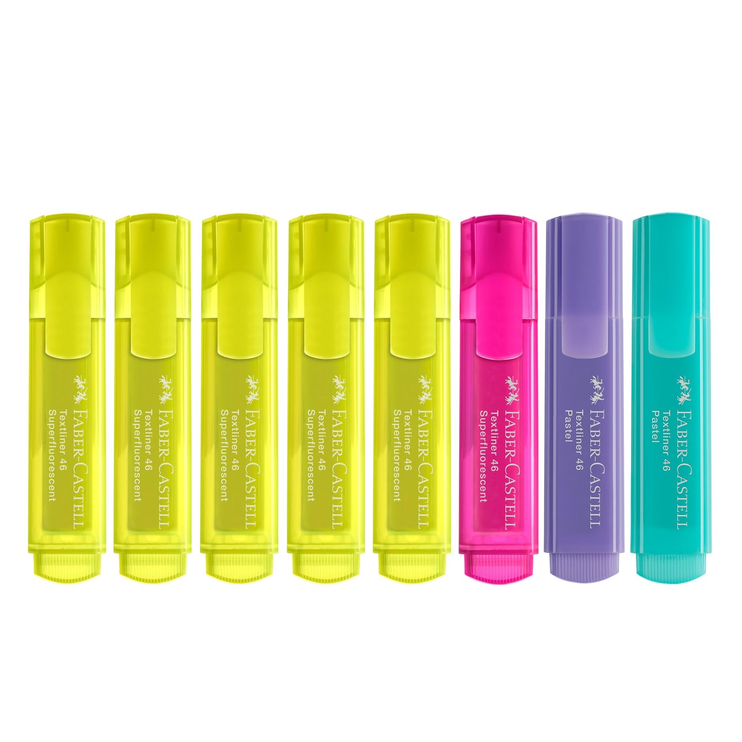 Faber-Castell 254626 – Highlighter TL 46, Pastel Promo – Pack of 8