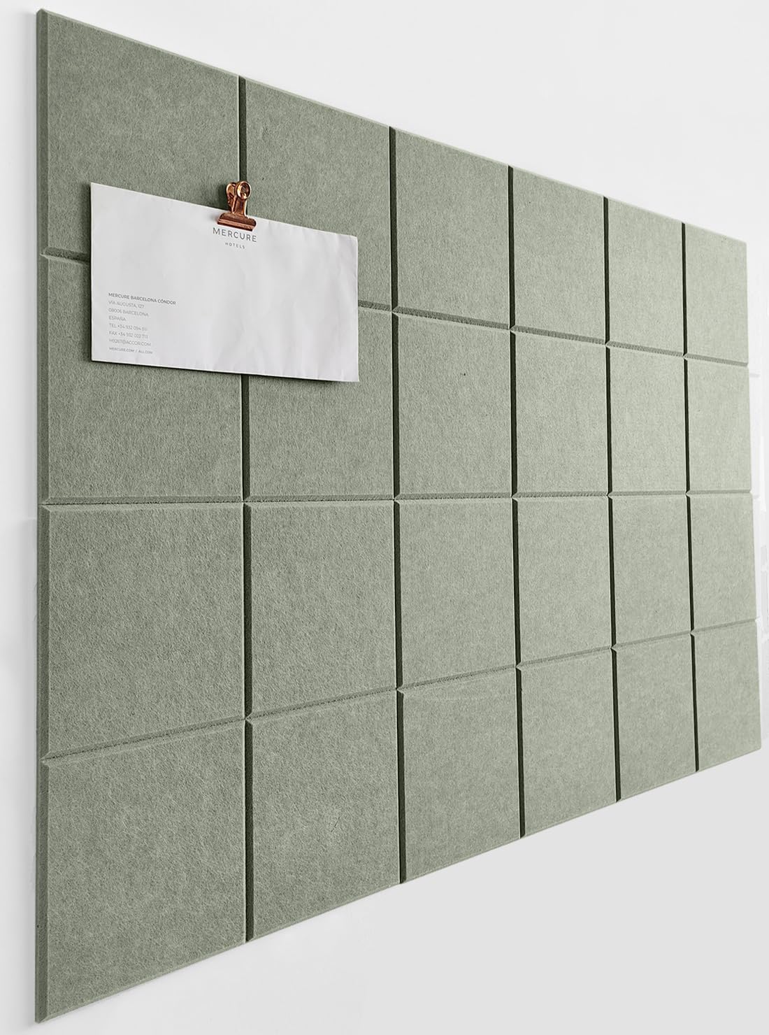 DECORITA Cork Board 24 x36 Alternative - 6 Pack Felt Wall Tiles with Safe Removable Adhesive Tabs
