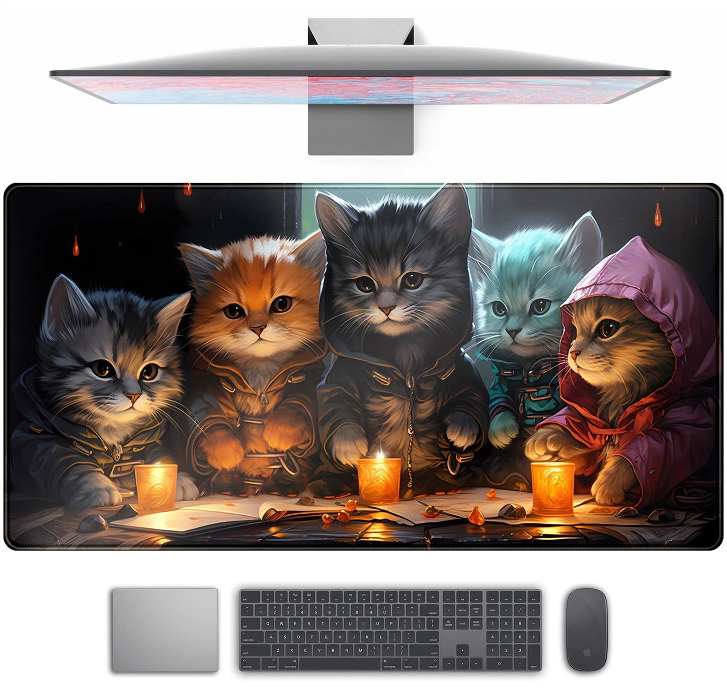 Commander Roleplay Desk Pad Mat Role Gaming XXL Big Mouse Pad Gaming Tabletop Game Gamer Gift