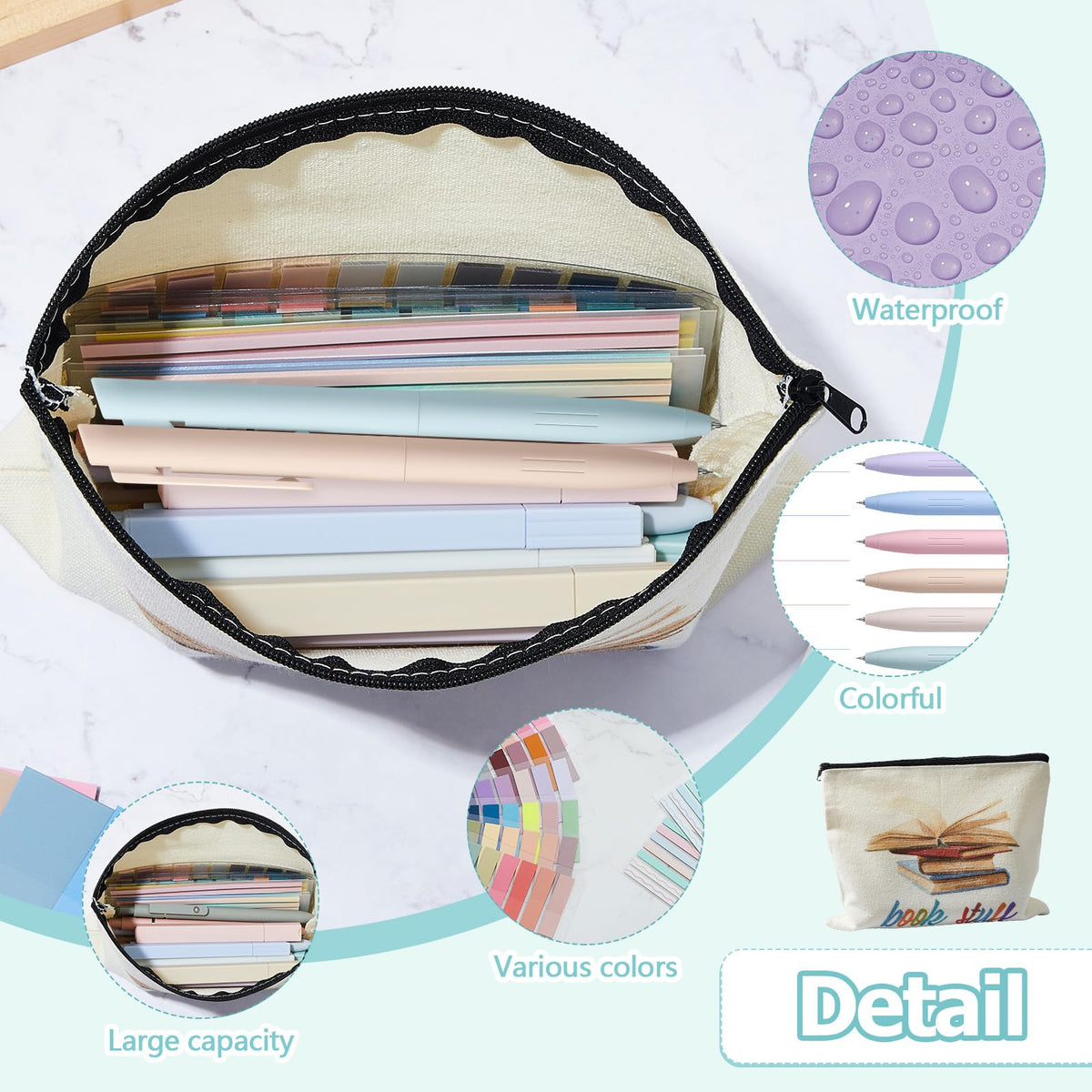 Trandraft Book Annotation Kit, Bible Study Journaling Kit, Square