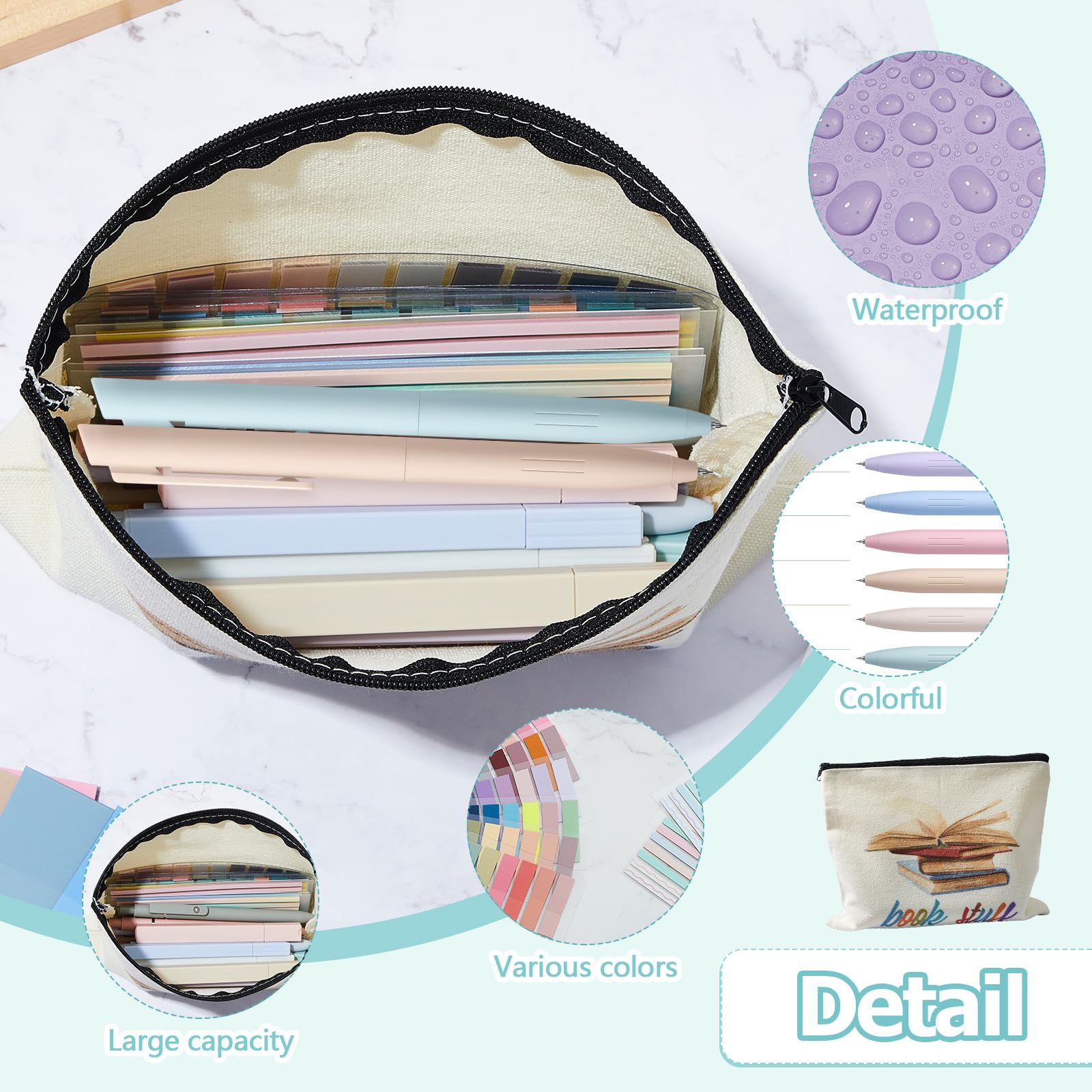 Trandraft Book Annotation Kit, Bible Study Journaling Kit, Square