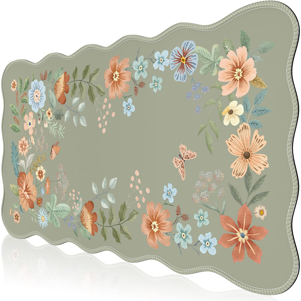 iCasso Green Computer Pad 35.4"x15.7", Desk Protector for Workspace