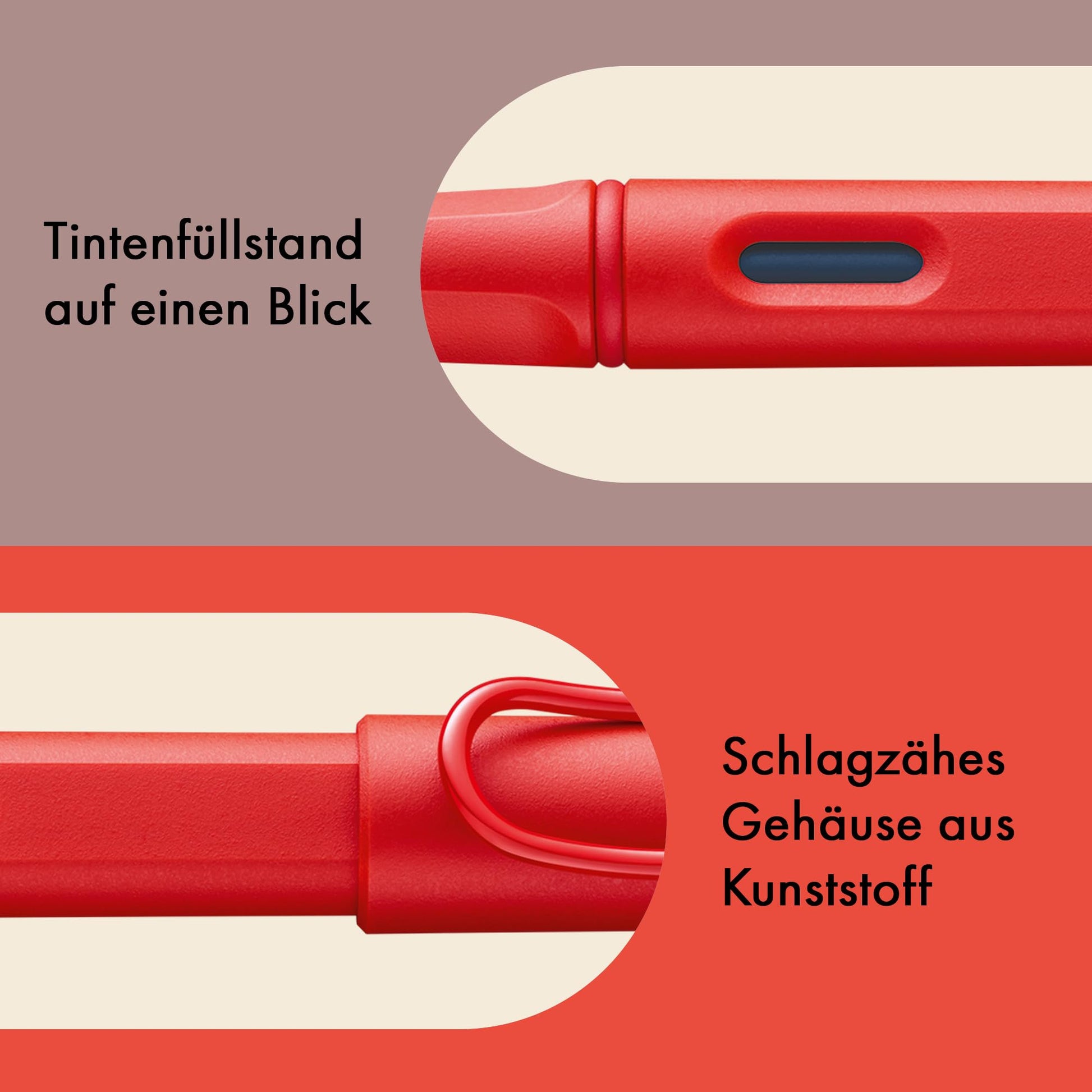 Lamy Safari Cosy Fountain Pen 020 Special Edition, Modern Fountain Pen in Strawberry Colour with