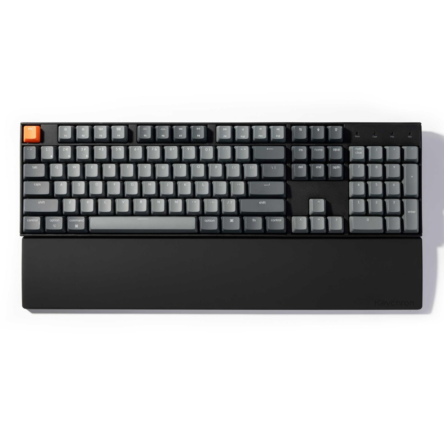 Ergonomic Silicone Wrist Rest for Keychron K10 / K10 Version 2 / C2 / C2 Pro,17.13" Honeycomb