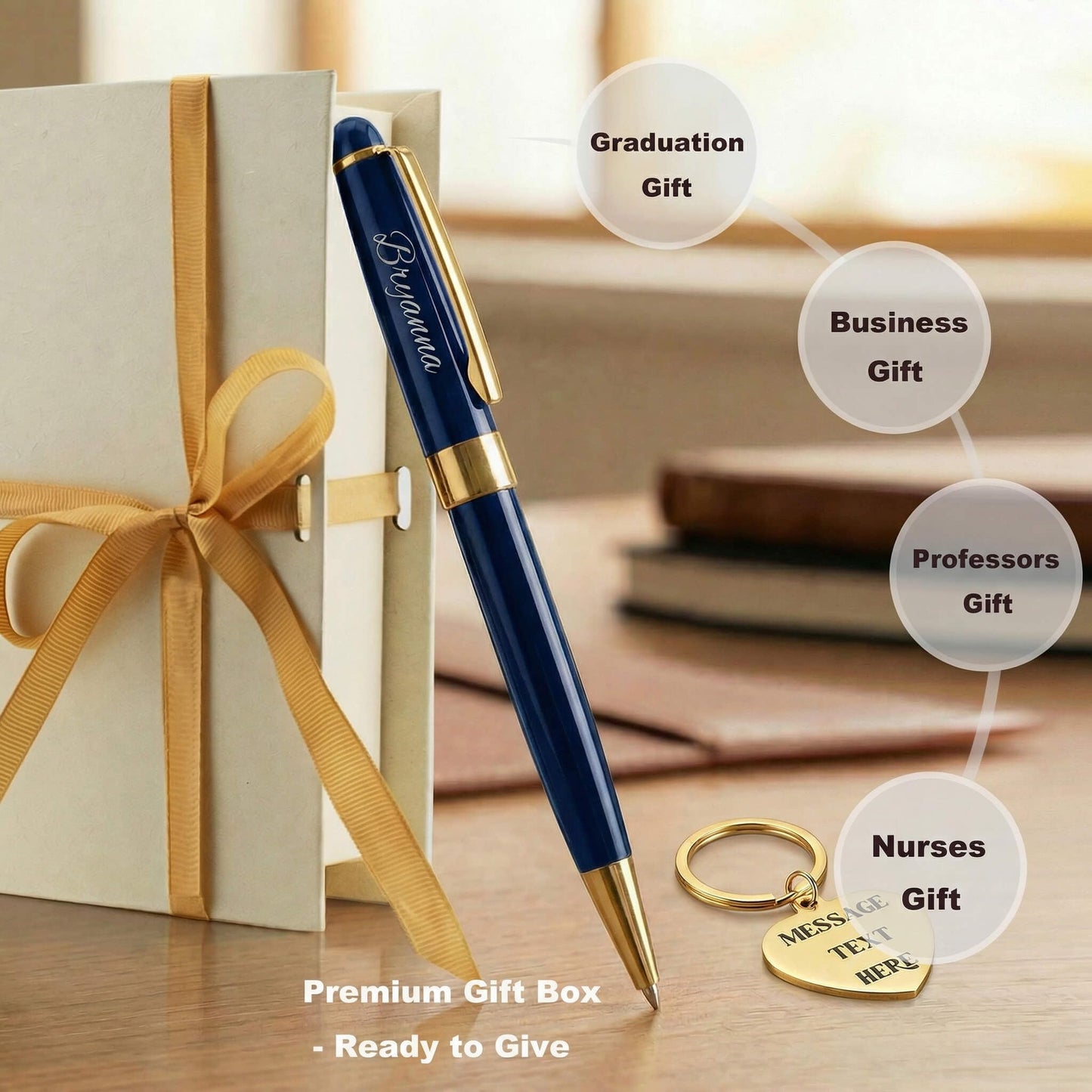 Yastar Personalized Gift Pen Gift Set for Man/Women/Writers/Groomsman Nurse