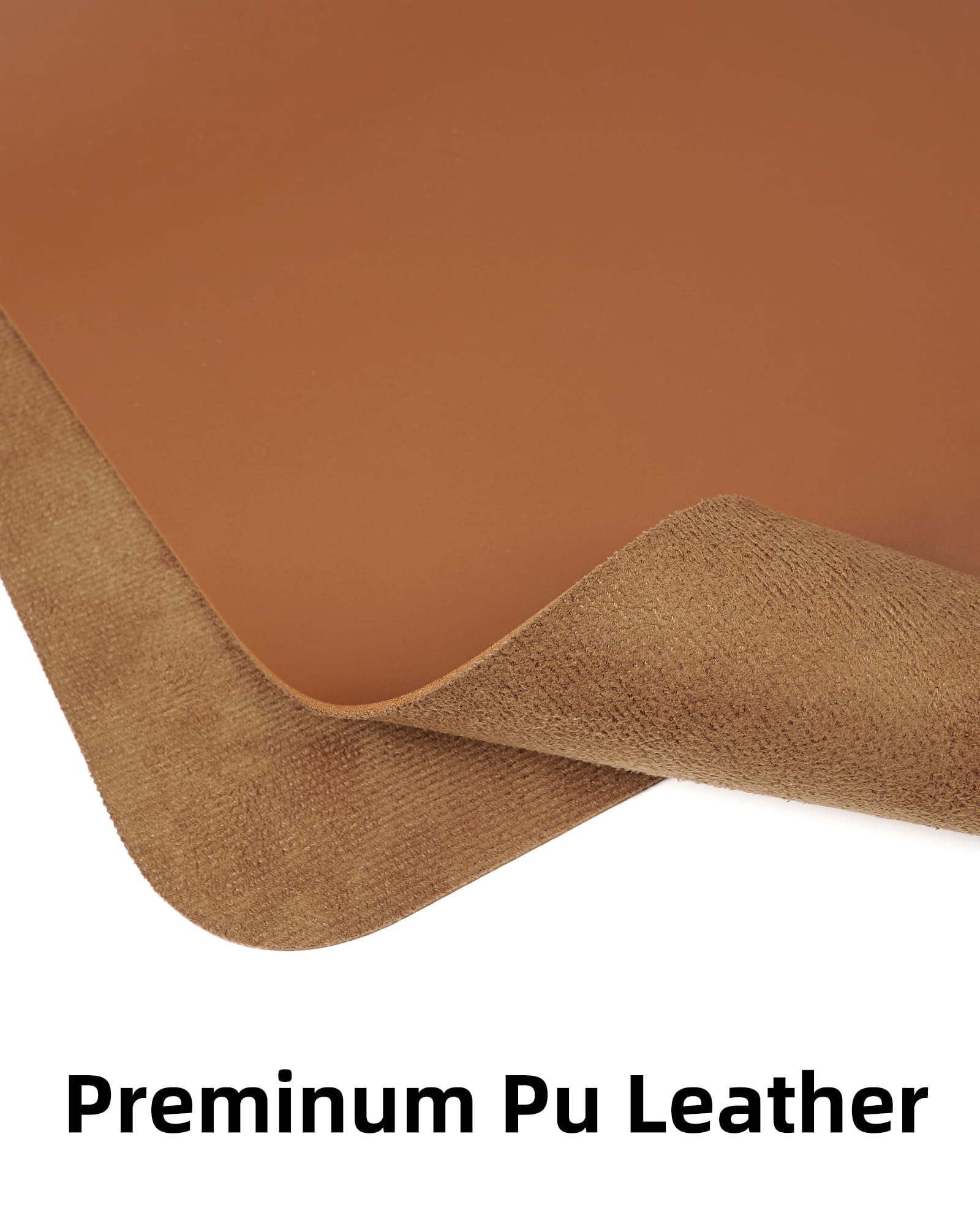 AFIING Leather Desk Pad Protector,Mouse Pad,Office Desk Mat, Non-Slip PU Leather Desk Blotter,Large