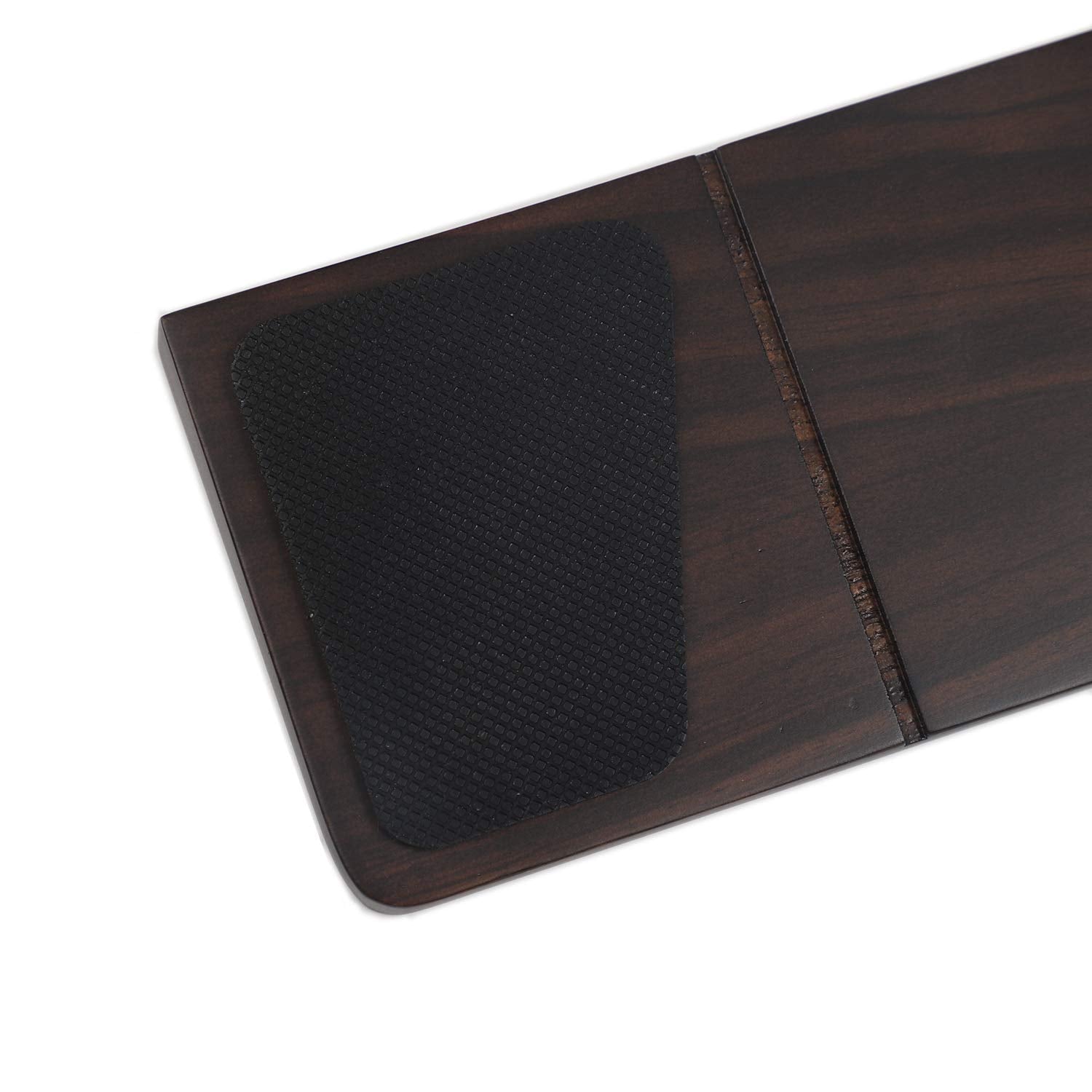 YMDK 60 Keyboard Wrist Rests Ugyen Wood for 60% 61 Mechanical Gaming Keyboard Typing Wrist Support