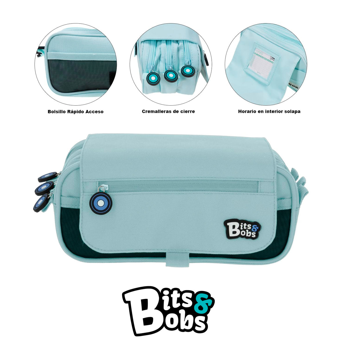 Grafoplás Bits&bobs School, 23x10x10cm, Light Blue, 23x10x10cm, School