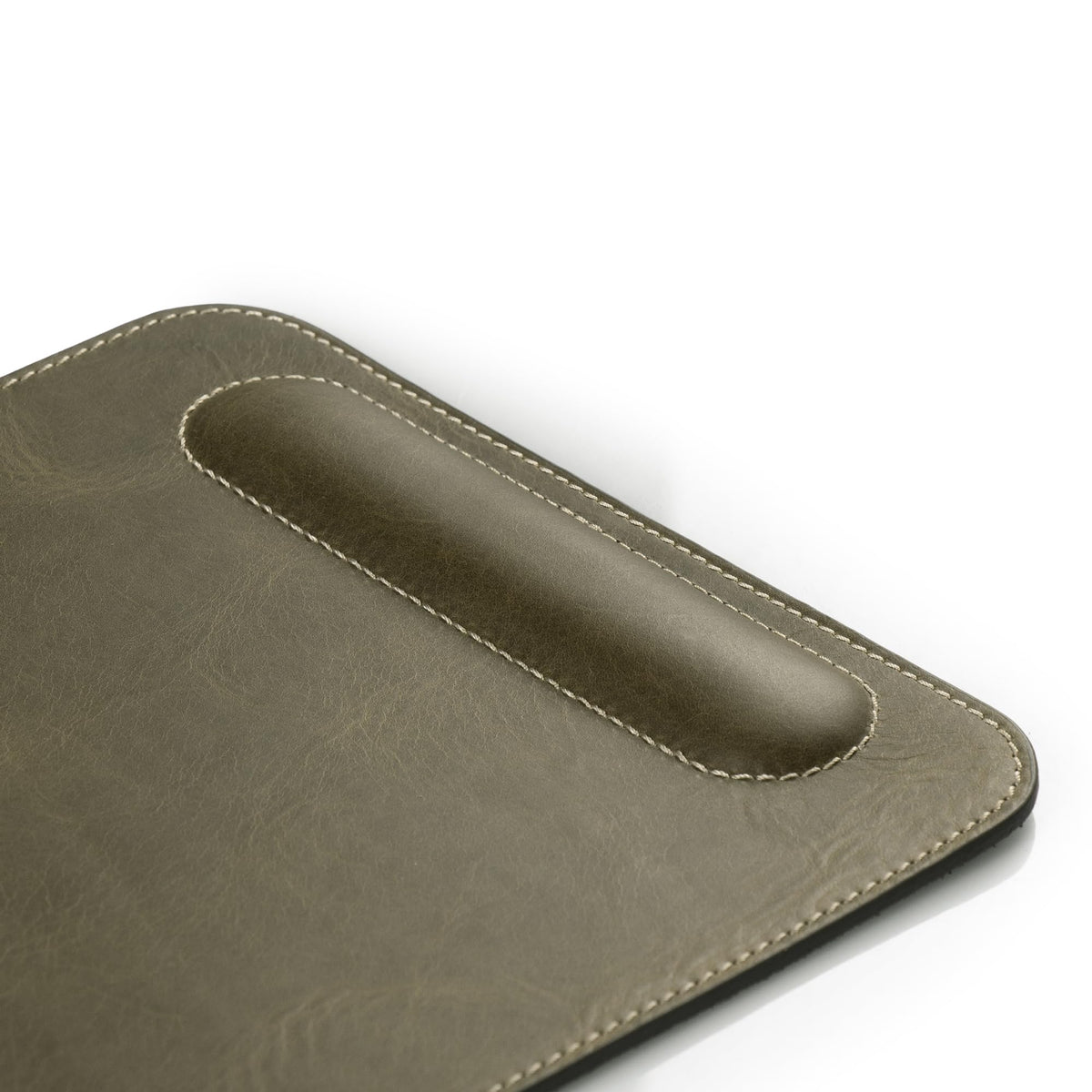 Londo Top Grain Leather Mouse Pad with Wrist Rest – Ergonomic Support, Non-Slip Base, Smooth Surface