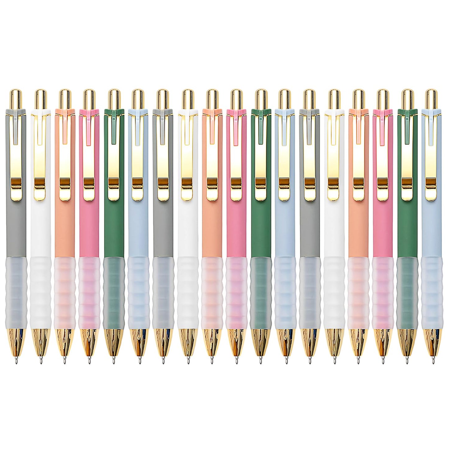 Linbsunne Ballpoint Pens Black Medium Point 1mm with Super Soft Grip Ball Point Pen for Men Women