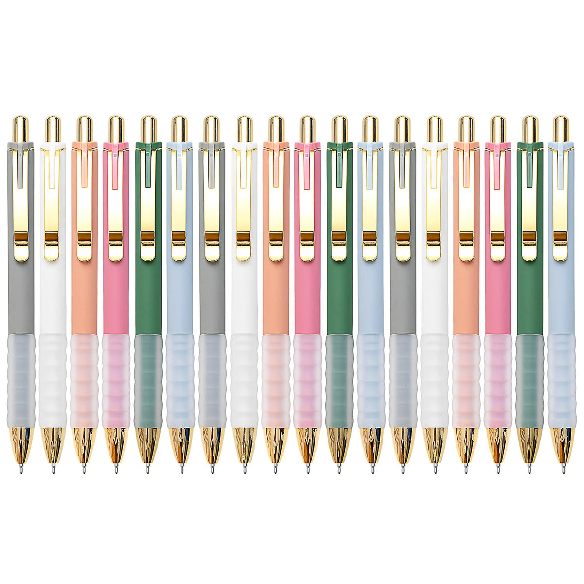 Linbsunne Ballpoint Pens Black Medium Point 1mm with Super Soft Grip Ball Point Pen for Men Women