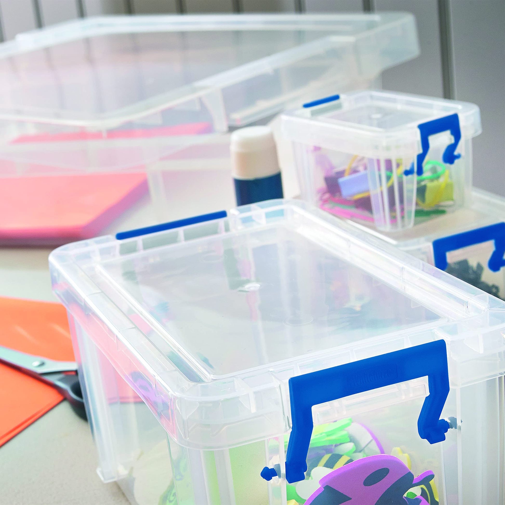 Bankers Box ProStore Plastic Storage Box - 10 Litre (15.5 x 39.5 x 25.5 cm)