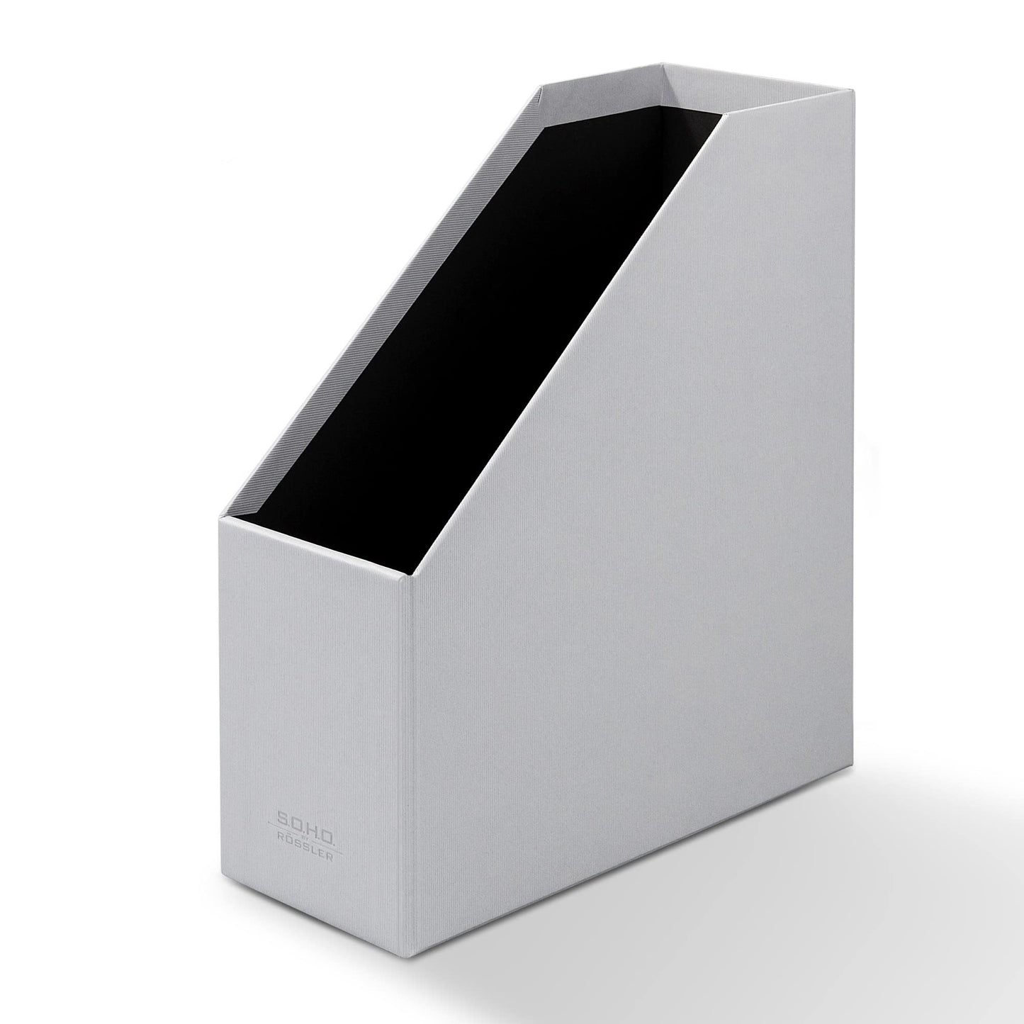 Rössler SOHO 115mm A4 Magazine Box with Handle and Index Holder - Stone