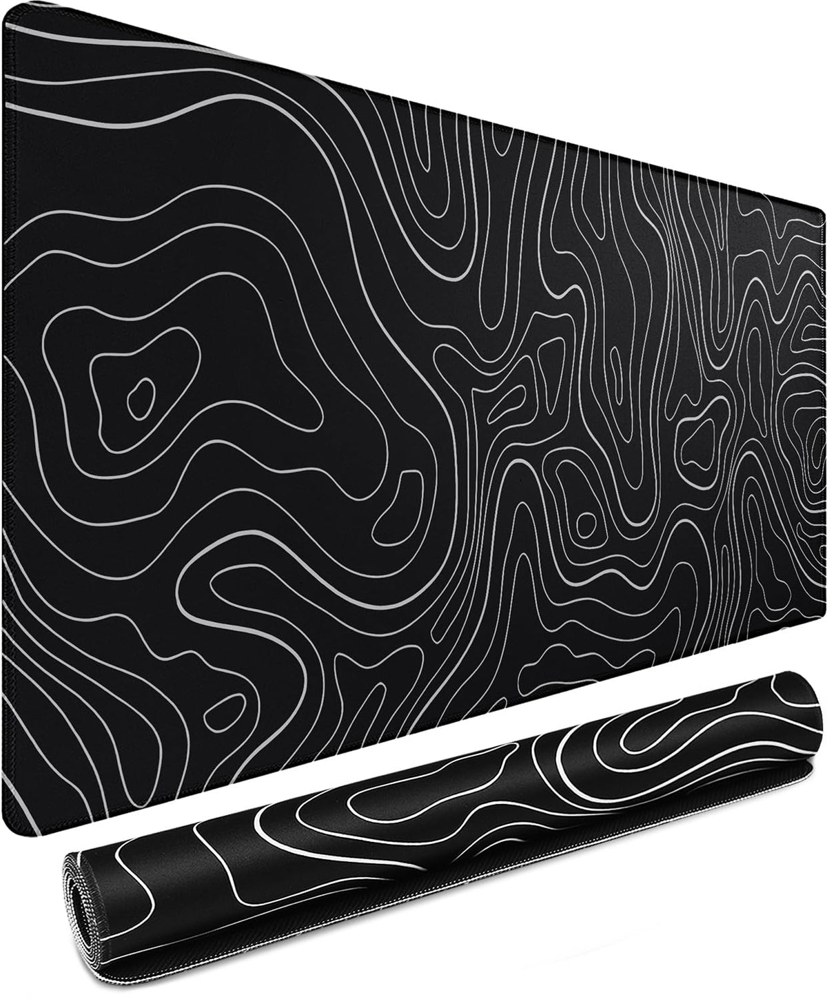Mousepad, 31.5 x 15.7 in Large Gaming Mouse Pad with Stitched Edge, Extended Desk Mat with Non-Slip