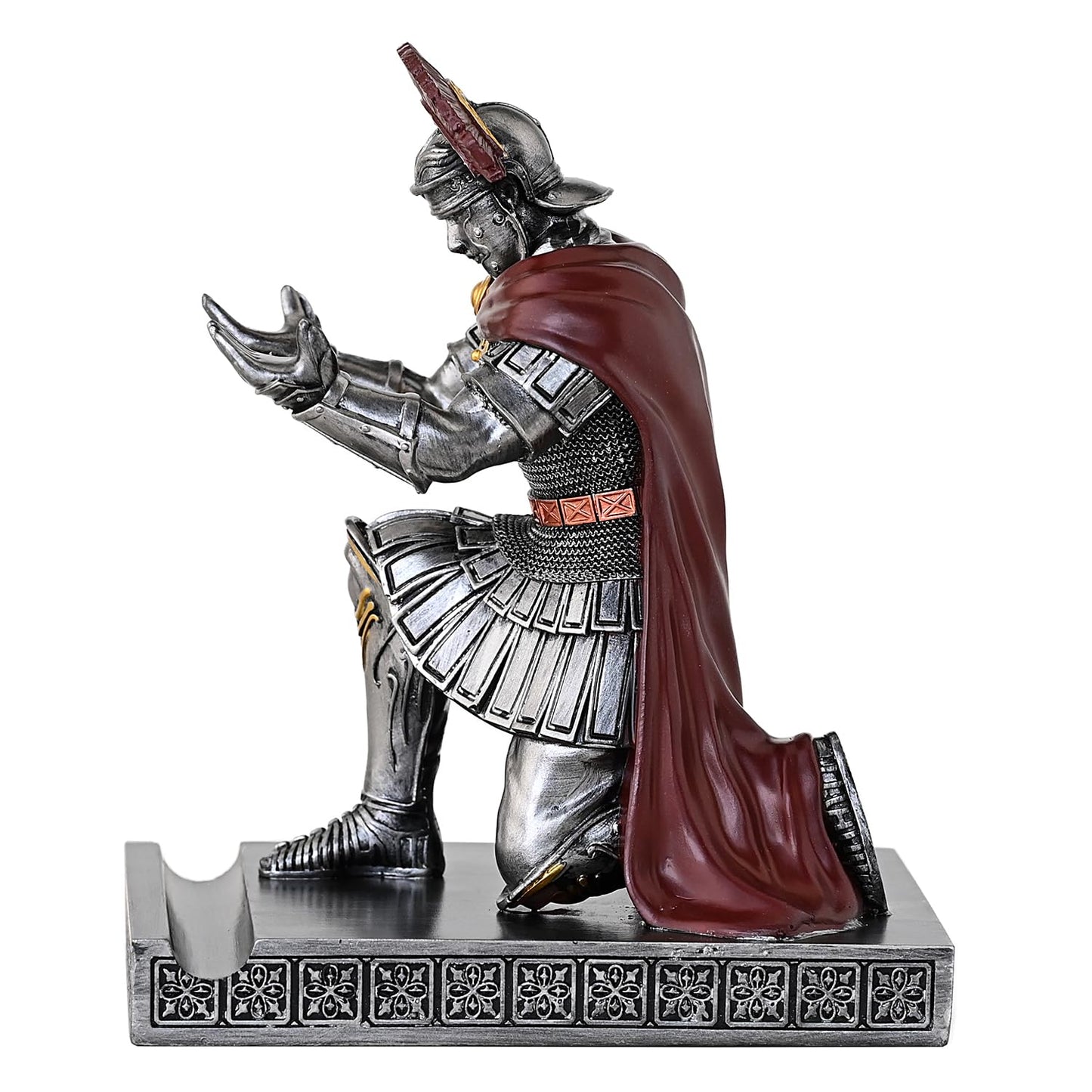 HDMbigmi Centurion Cloak Warrior Pen Holder Phone Stand for Desktop Iron