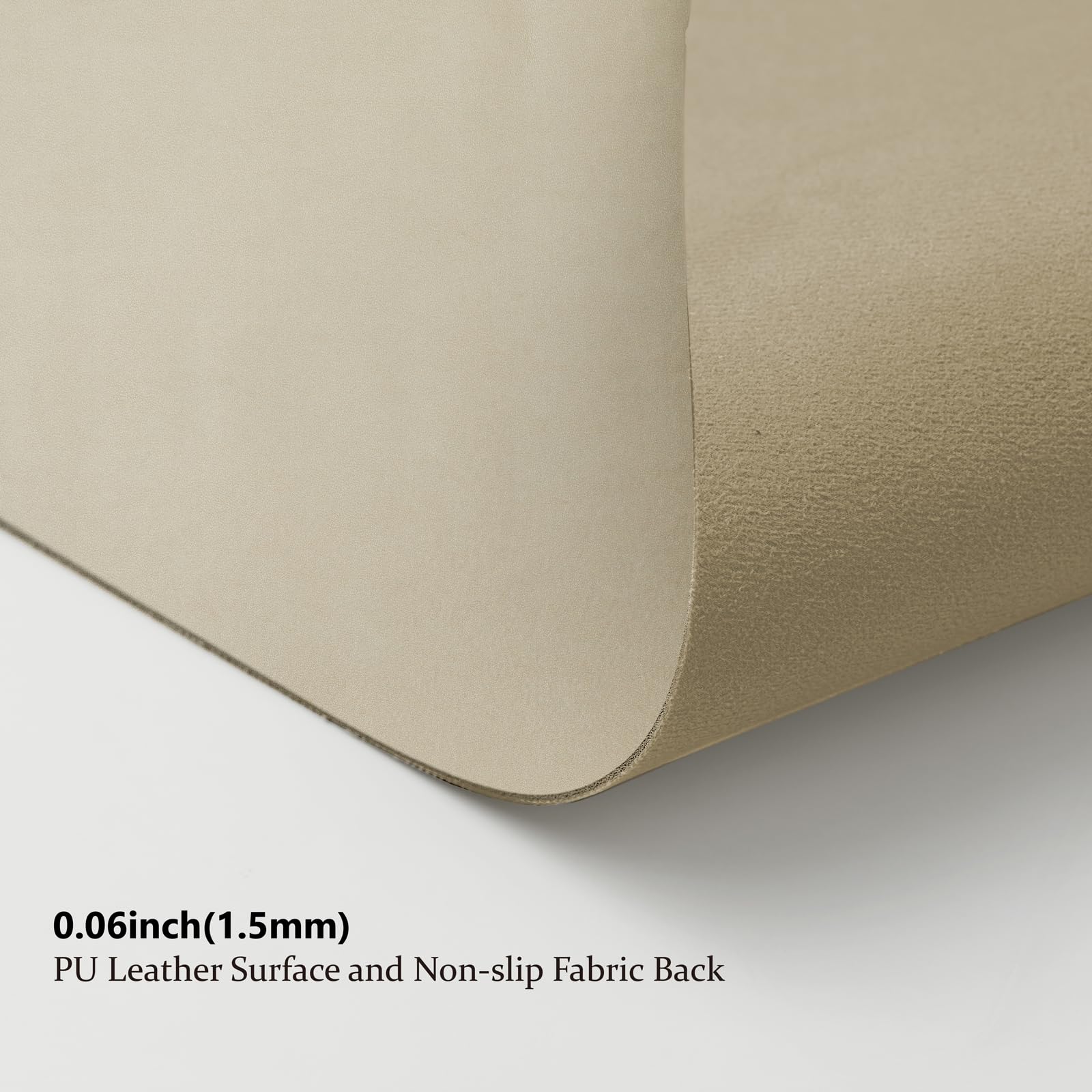 Large Desk Mat - 47.2"x 17" Non-Slip PU Desk Pad for Office and Home - Ideal for Large Mouse Pad