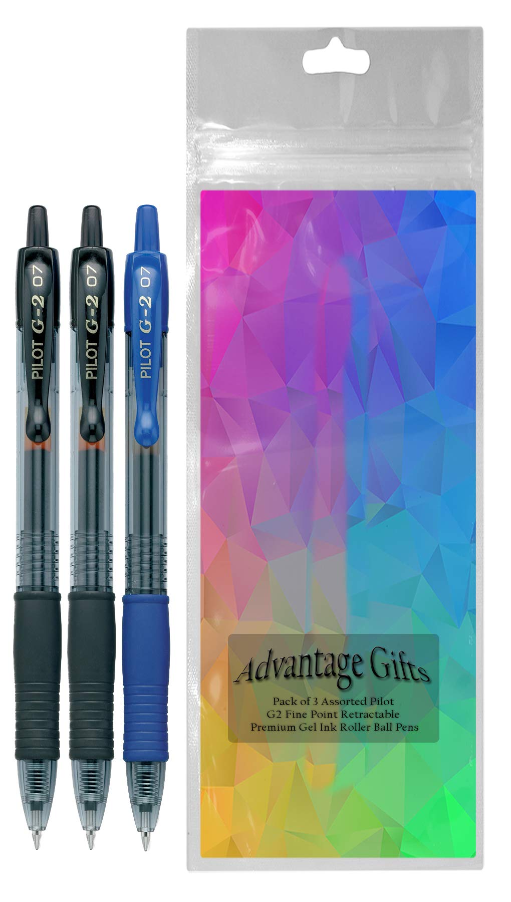 Advantage Gifts G2 Retractable Premium Gel Ink Roller Ball Pens Fine Point Fine Point (.7mm)