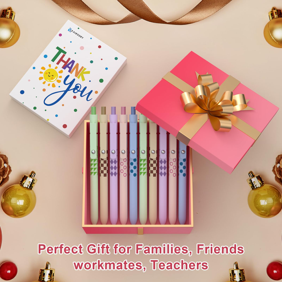 Gel Pens, Nurse Gifts,0.7mm Fine Point Black ballpoint pen,Aesthetic Cute Office School Supplies