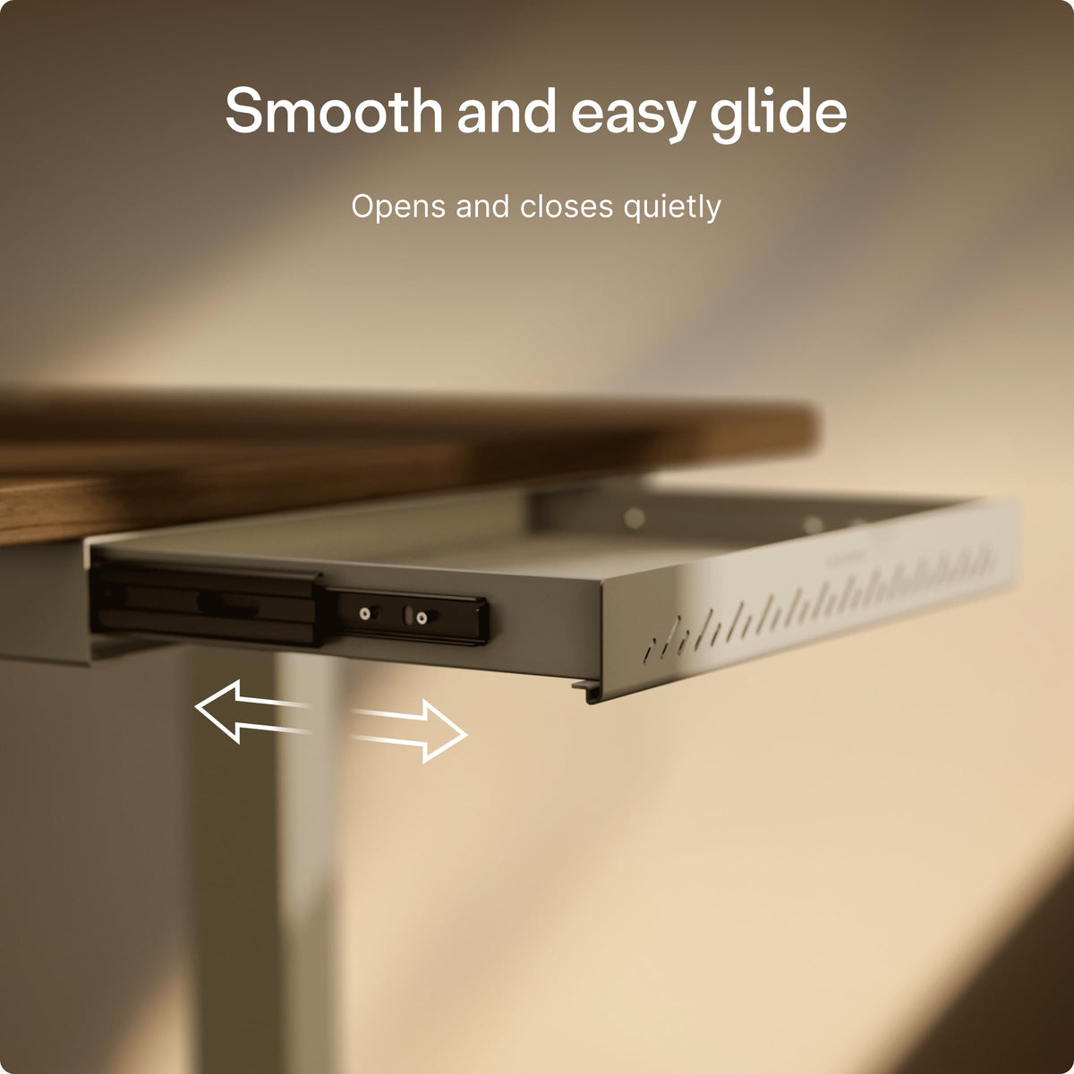 Desktronic Under Desk Drawer — Hidden Under-Desk Storage Organizer, Easy Install, Large Capacity