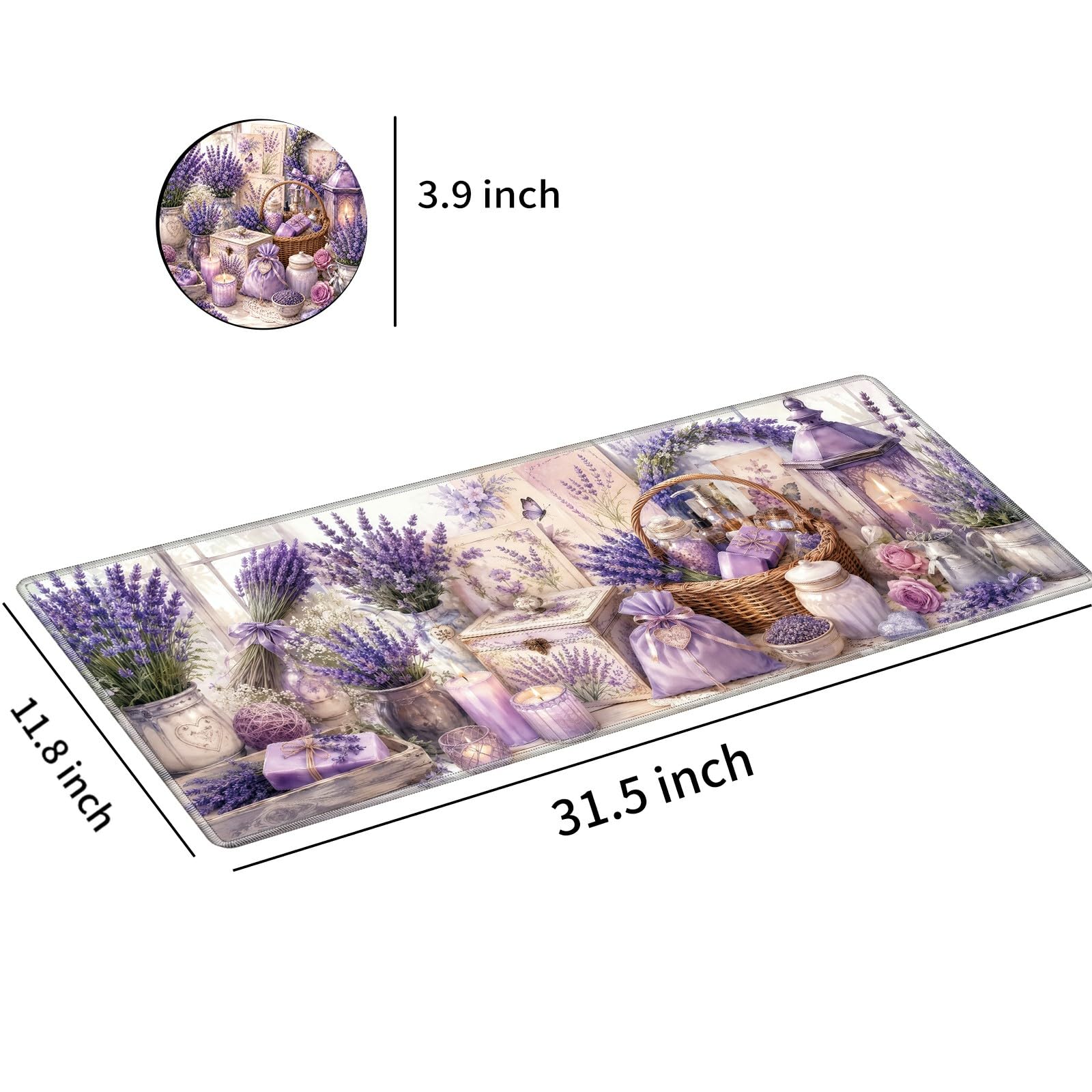 Desk Mat Large Gaming Mouse Pad + Coaster