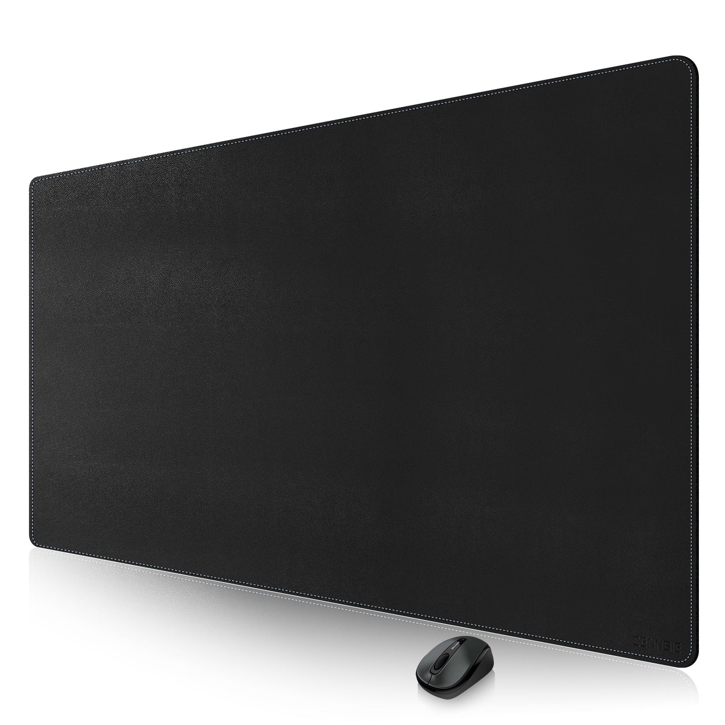 CENNBIE Leather Desk Pad Large, 71" x 27.5" Desk Mat Protector (Black)