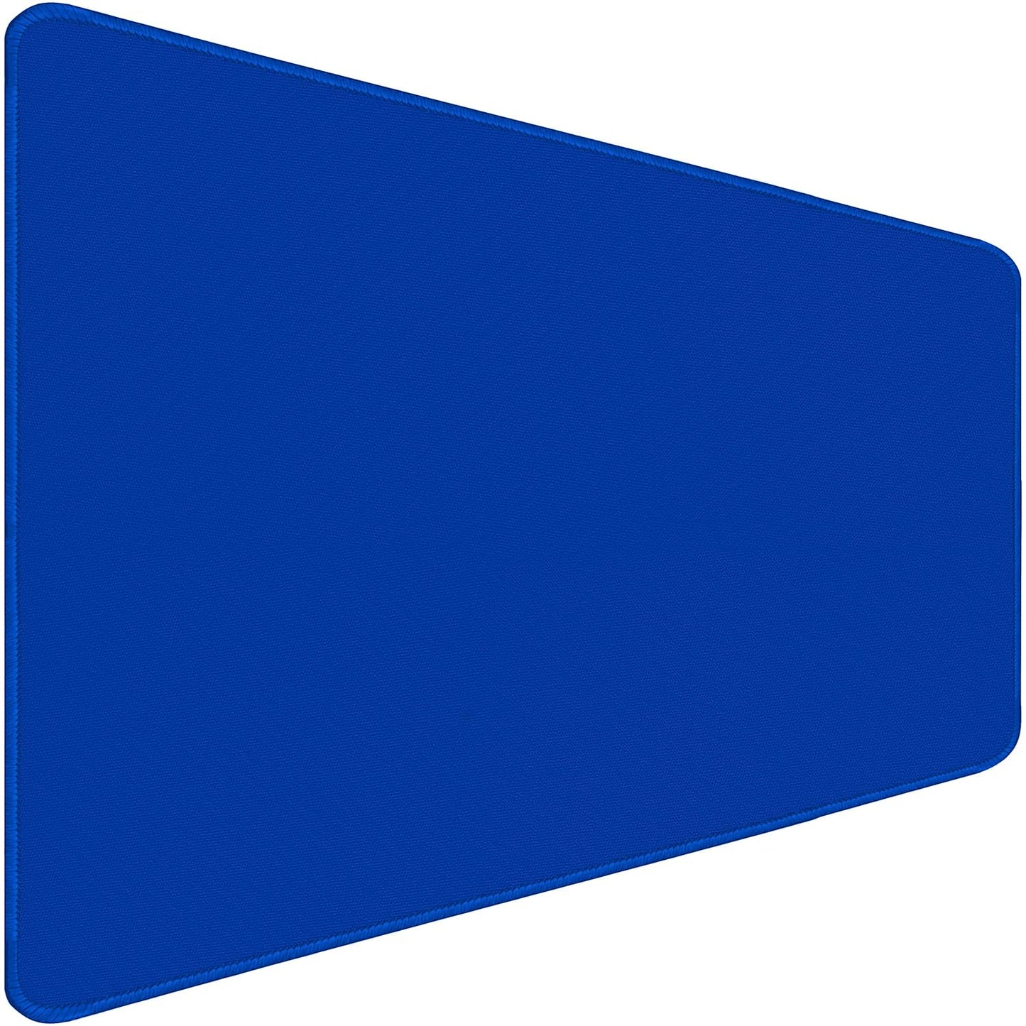 31.5" x 15.7" Waterproof Fabric Office Desk Pad, Rubber Anti-Slip Base,Blue