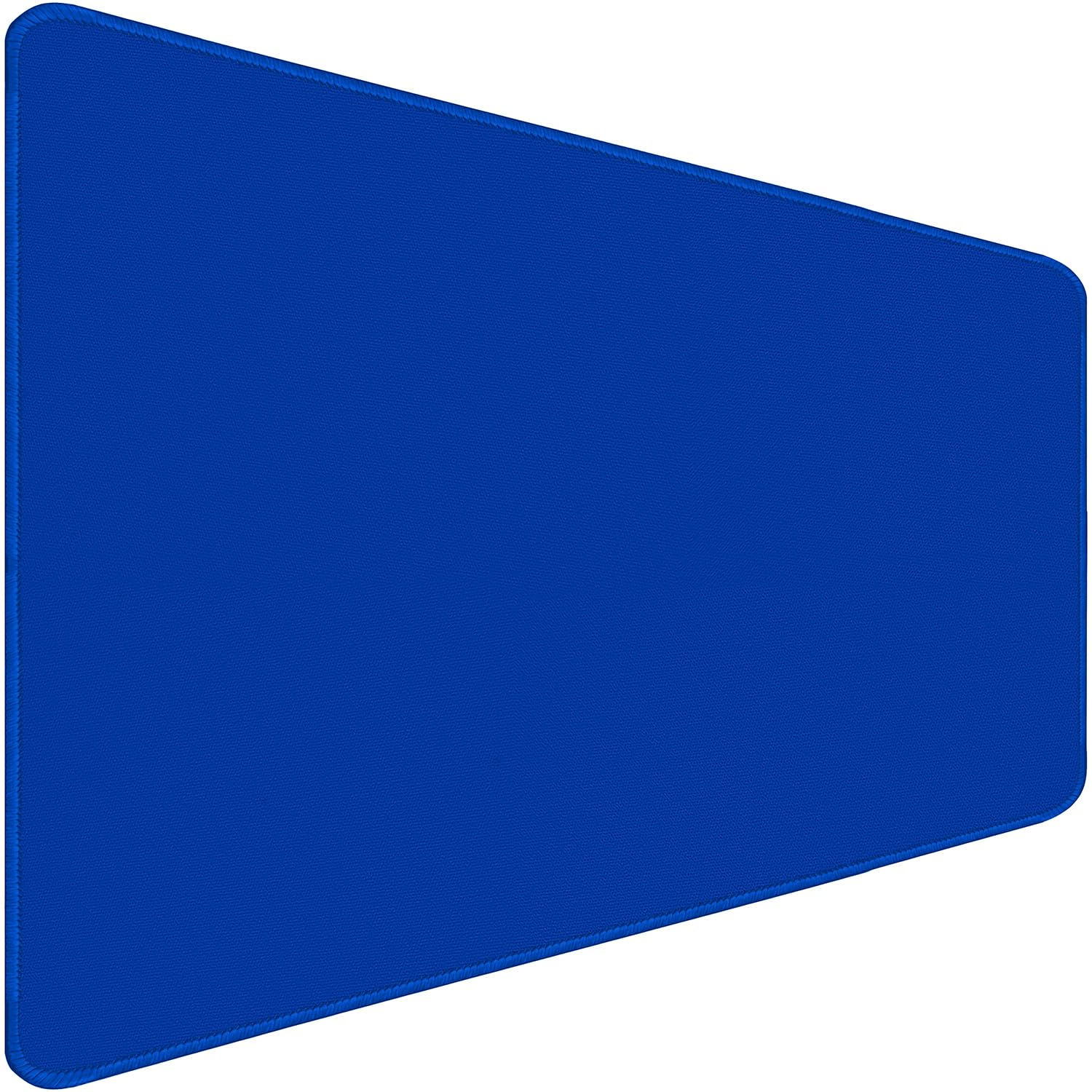 31.5" x 15.7" Waterproof Fabric Office Desk Pad, Rubber Anti-Slip Base,Blue