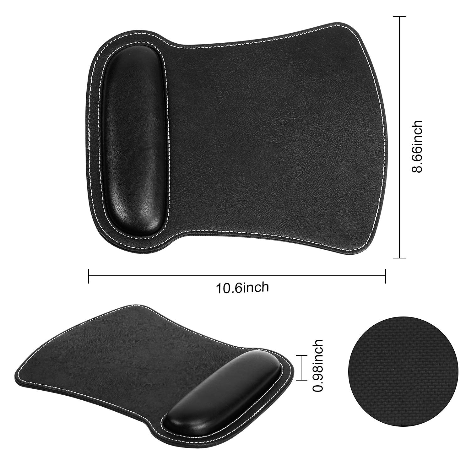 RICHEN Keyboard Wrist Rest Pad and Mouse Wrist Rest Support Mouse Pad Set,Sturdy & Comfortable &