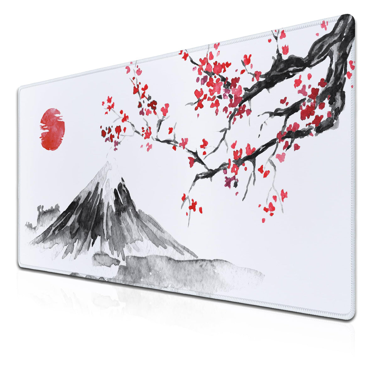 Samgula Large Mouse Pads White, Home Office Desk Pad Gaming Mat, Desk Mat Large Non-Slip Rubber