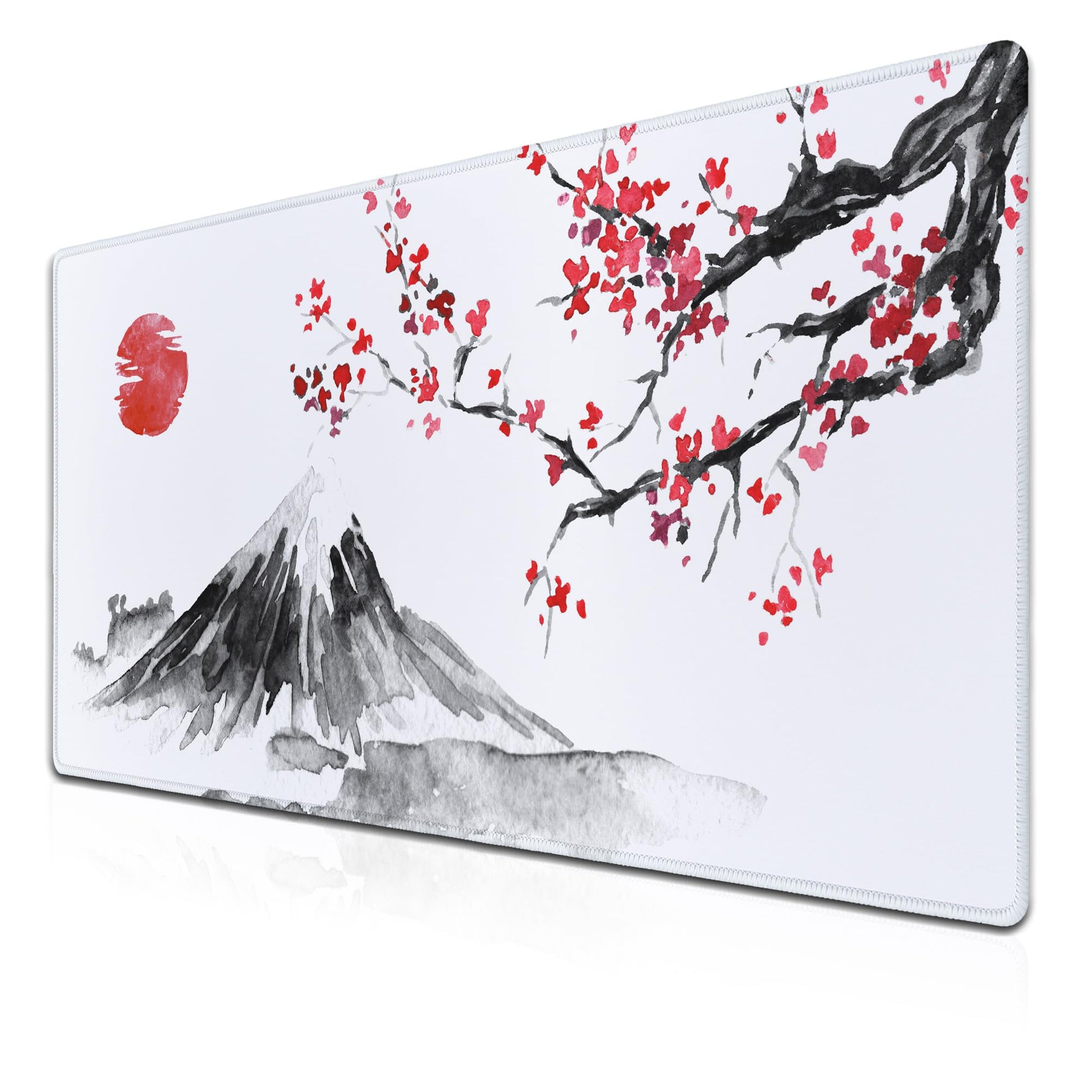 Samgula Large Mouse Pads White, Home Office Desk Pad Gaming Mat, Desk Mat Large Non-Slip Rubber