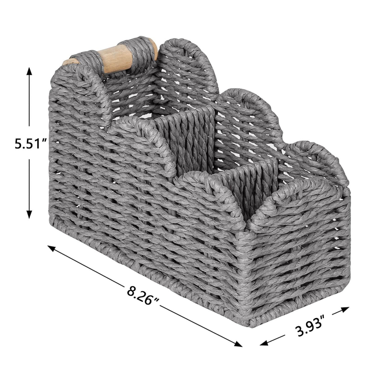 CubesLand Bedside Table Desk Organizer Caddy, Remote Pen&Pencil Holder Cup