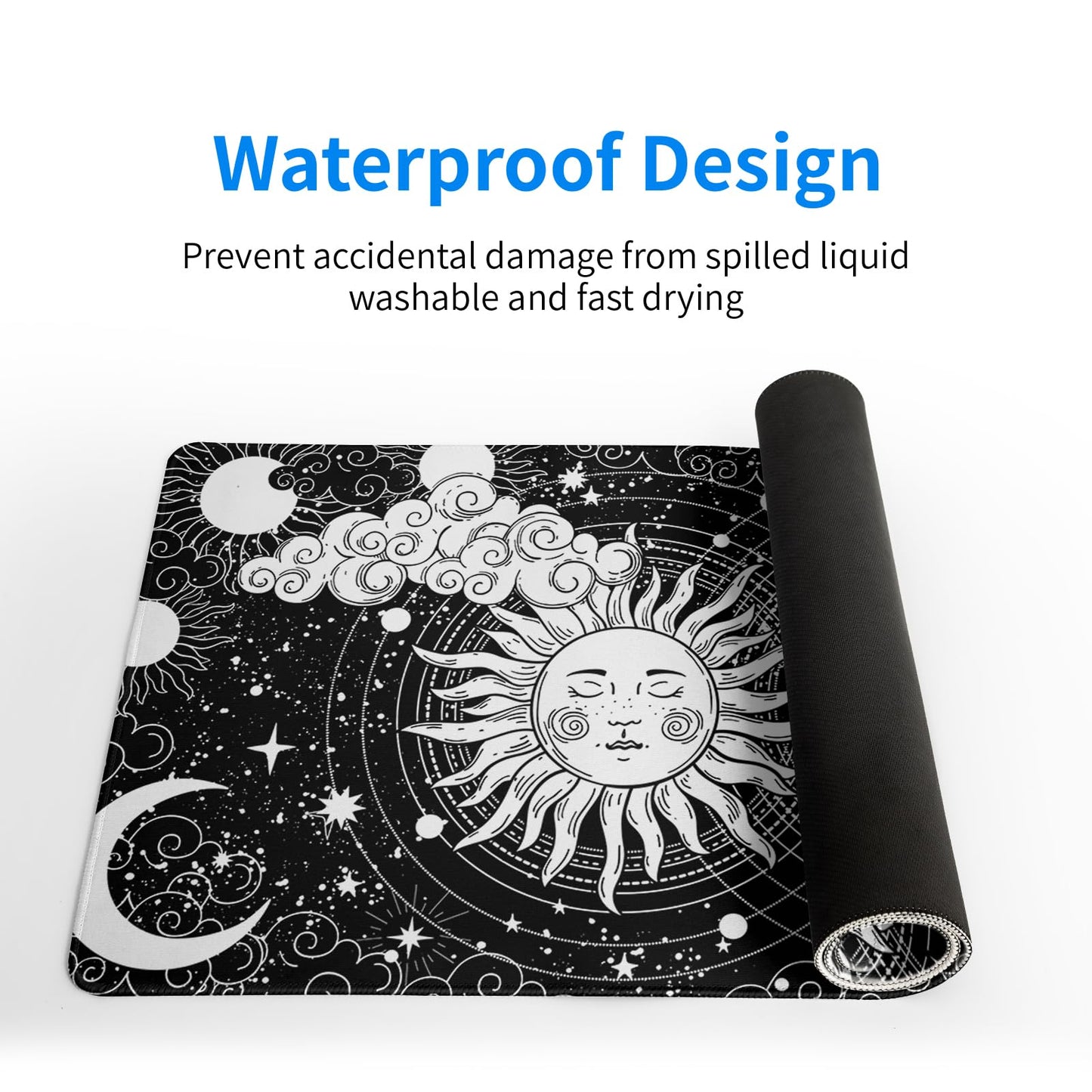 Magic Astrology Extended Big Mouse Pad Large, Gaming Mouse Pad Desk Pad,31.5x11.8 Inch Long