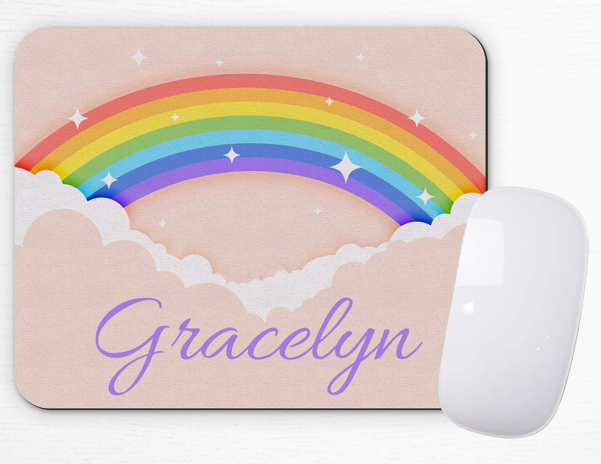 Personalized Mouse Pad - Add Your Name - Beautiful Vivid Detailed Print. Brighten up Your workspace