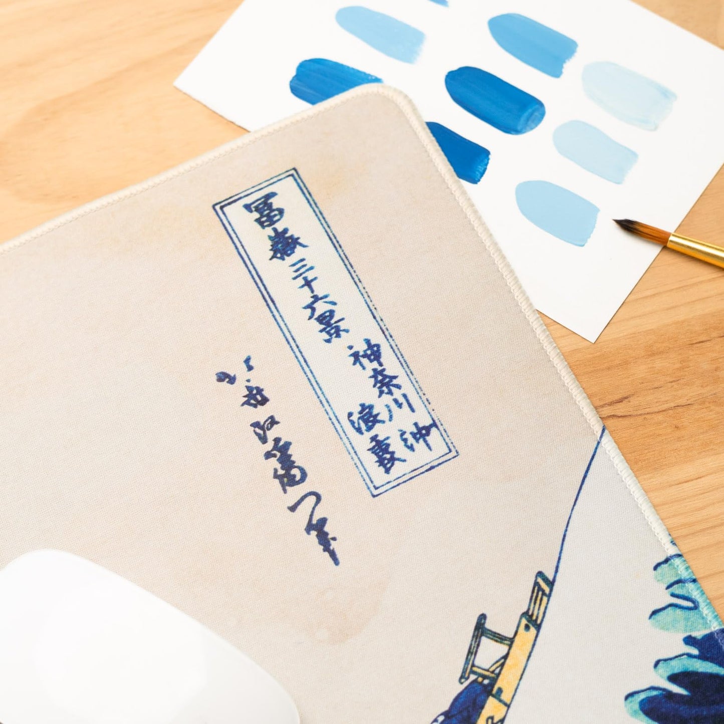 Grupo Erik Hokusai XXL Mouse Mat - Desk Pad - 31.5" x 13.78" Non-Slip Rubber Base Mouse Pad, Gaming