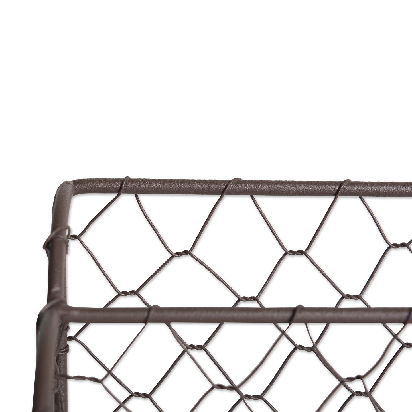 DII Farmhouse Office Collection, Metal Storage, Gray, Desktop Letter Holder