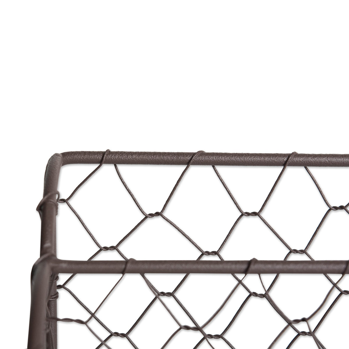 DII Farmhouse Office Collection, Metal Storage, Gray, Desktop Letter Holder